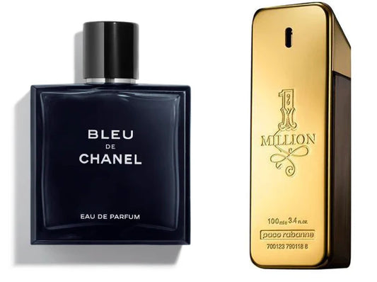 💎 ¡DUO ONE MILLION & BLEU CHANEL! Recíbelo con pago seguro en la entrega 🚚🔥